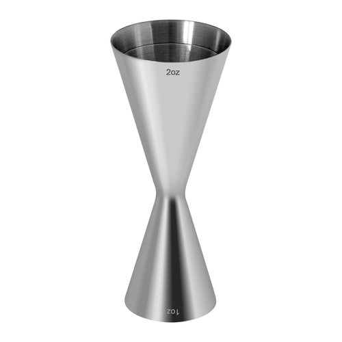Integrated casting professional Jigger for Bartending,Japanese Cocktail Jigger Premium 304 Stainless Steel Jigger Premium & Heavy-Duty 2 OZ 1 OZ with Dimensions Inside Bartending Measuring