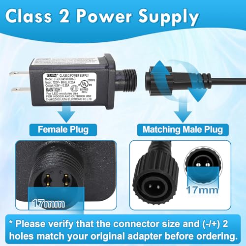 Premier Adapter 4.5V 0.3A Waterproof LED Power Supply - 1 pcs