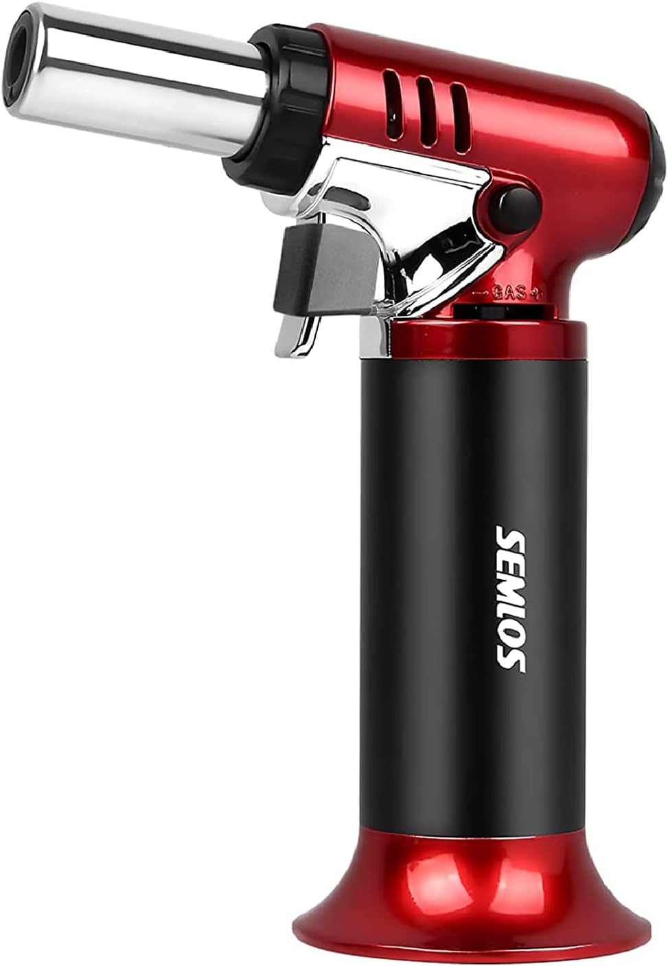 Semlos Butane Torch - Refillable Kitchen Lighter with Safety Lock & Adjustable Flame | Ideal for DIY, Crème Brûlée & Soldering