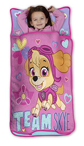 Paw Patrol Skye Toddler Nap Mat Set - 2 Piece Pink Bedtime Comfort for Girls