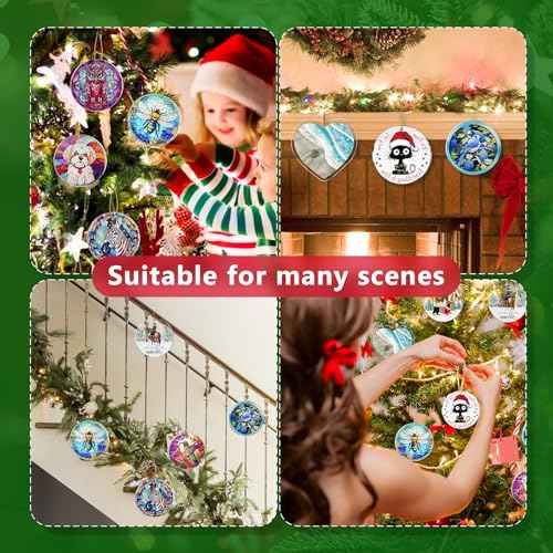 Cat Christmas Ornament, Christmas Ornaments 2025 Black Cat Christmas Decorations Acrylic 2 Side Printed Christmas Decor, Personalized Ornaments for Lovers