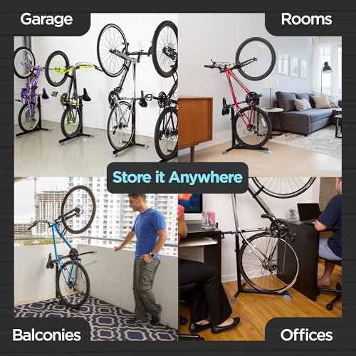 NOOK Bike Pro Vertical Storage Rack 2-Pack - Indoor & Garage Bike Organizer