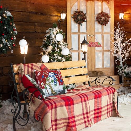 Large 4 in White Glitter Christmas Ornament Balls(4 Pcs),Xmas Sequin Christmas Ball,White Sparkly Hanging Ball Ornament for Tree Home Wedding Party Decor,Winter Theme Tree Decoration