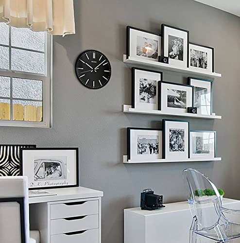 Seiko Clock (Model: QXA521JLH) , White, 12 x 12 x 1.75 Inch