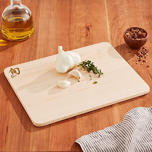 Shun Small Hinoki Cutting Board - 10.8" x 8.3" Japanese Cypress