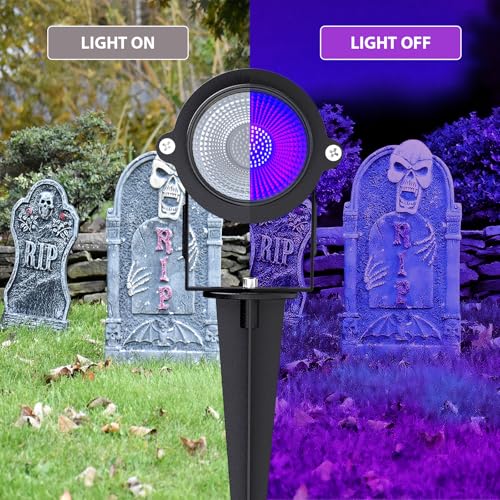 18W Waterproof Black Light Spotlight Outdoor IP65 for Glow Party Halloween Stage Lighting - Variation 2