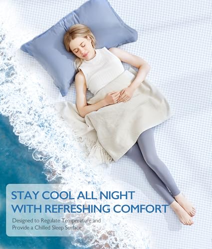 Cooling Memory Foam Mattress Topper Queen 2 Inch Pressure Relief Bed Pad