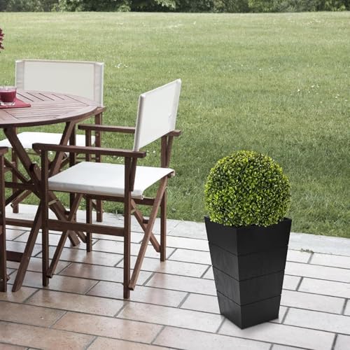 Artificial Boxwood Plant with Lights - 29 Inch Green Topiary with Pot - Variation of THIS listing