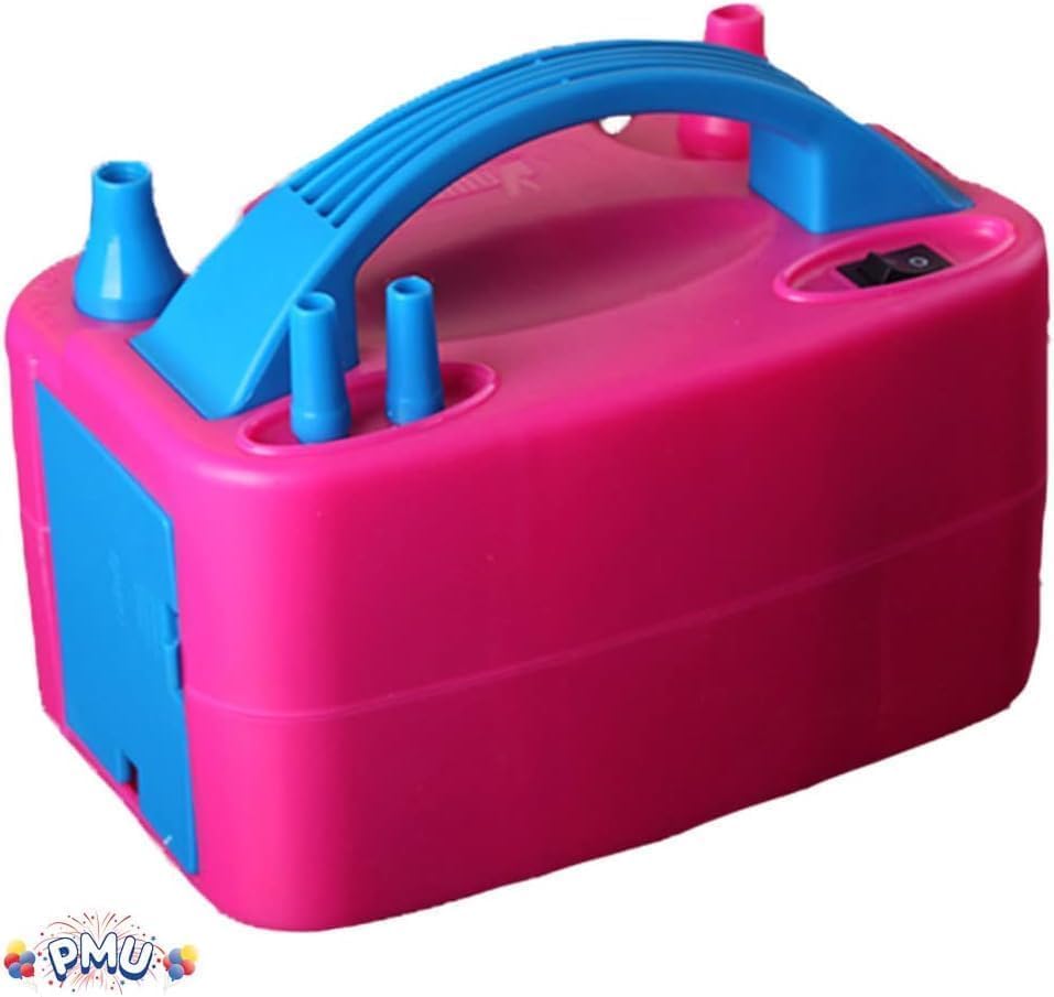 PMU High-Speed Dual Electric Balloon Air Inflator Pump - 120 Volt | Efficient & Powerful (1/pkg)