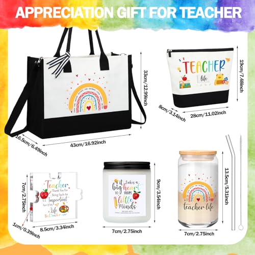 Locmeo Teacher Appreciation Gift Basket Christmas Thank You Gift Set - Variation: Teacher