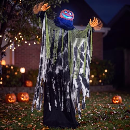 JOYIN 72" Halloween Decorations Outdoor Life Size Animatronics Ghost