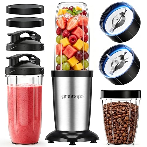Personal Countertop Blender for Smoothies, Juicing, and Food Prep