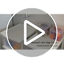 IRIS USA 3-Drawer Slim Storage Organizer 2-Pack - White/Clear, Narrow Design