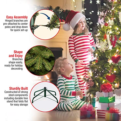 14ft Unlit Dunhill Fir Artificial Christmas Tree, Full Profile, 28ft Variant Included