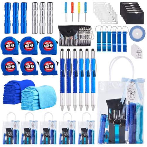 Baby Shower Prizes Set for Men - Blue 60PCS Gift Bundle for Winners