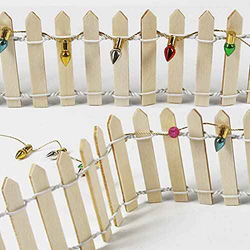 Orgrimmar Fake Light String Christmas Decoration Doll House Miniature Furniture Accessories String Lights (5m/197inch)