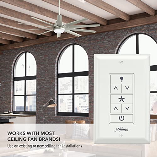 Hunter Universal Ceiling Fan Wall Control Switch - Wall Control Panel
