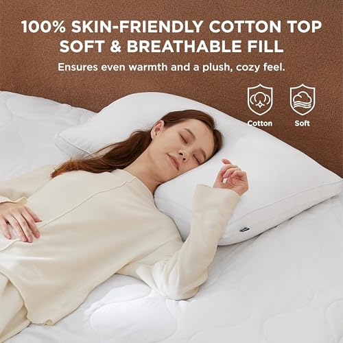 Bedsure Twin Waterproof Heated Mattress Pad with Cotton Top & 10 Heat Levels