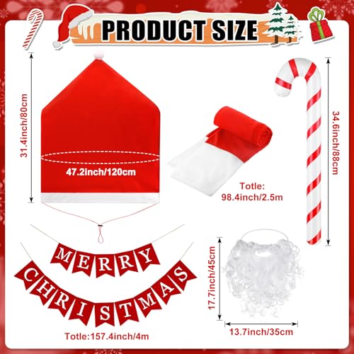 Draupnir 5-Piece Skeleton Christmas Costume Accessories Set
