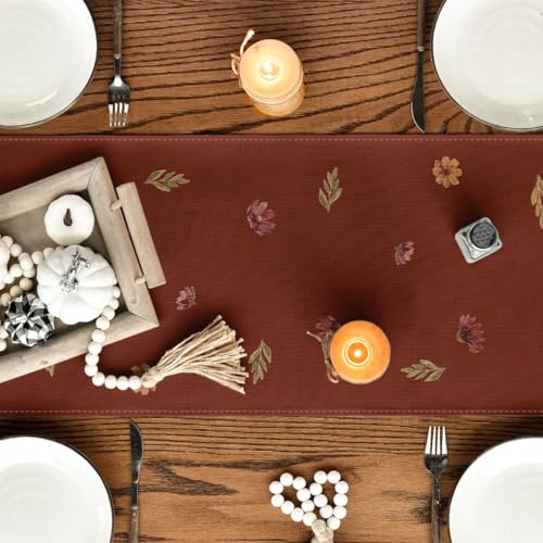 Artoid Mode 210 GSM Fall Table Runner Home Party Decor 13x108 Inch