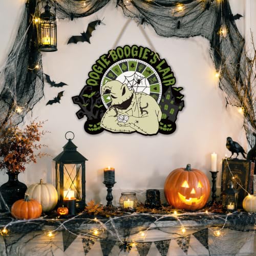 Nightmare Before Christmas Door Welcome Sign - Halloween & Holiday Decor