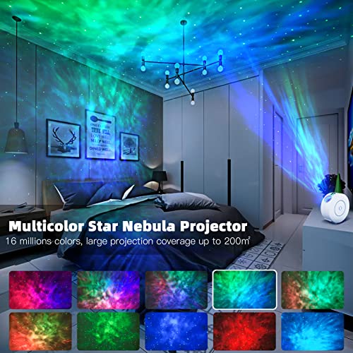 Galaxy Projector for Bedroom SK20-White | Star & Nebula Light with App Control