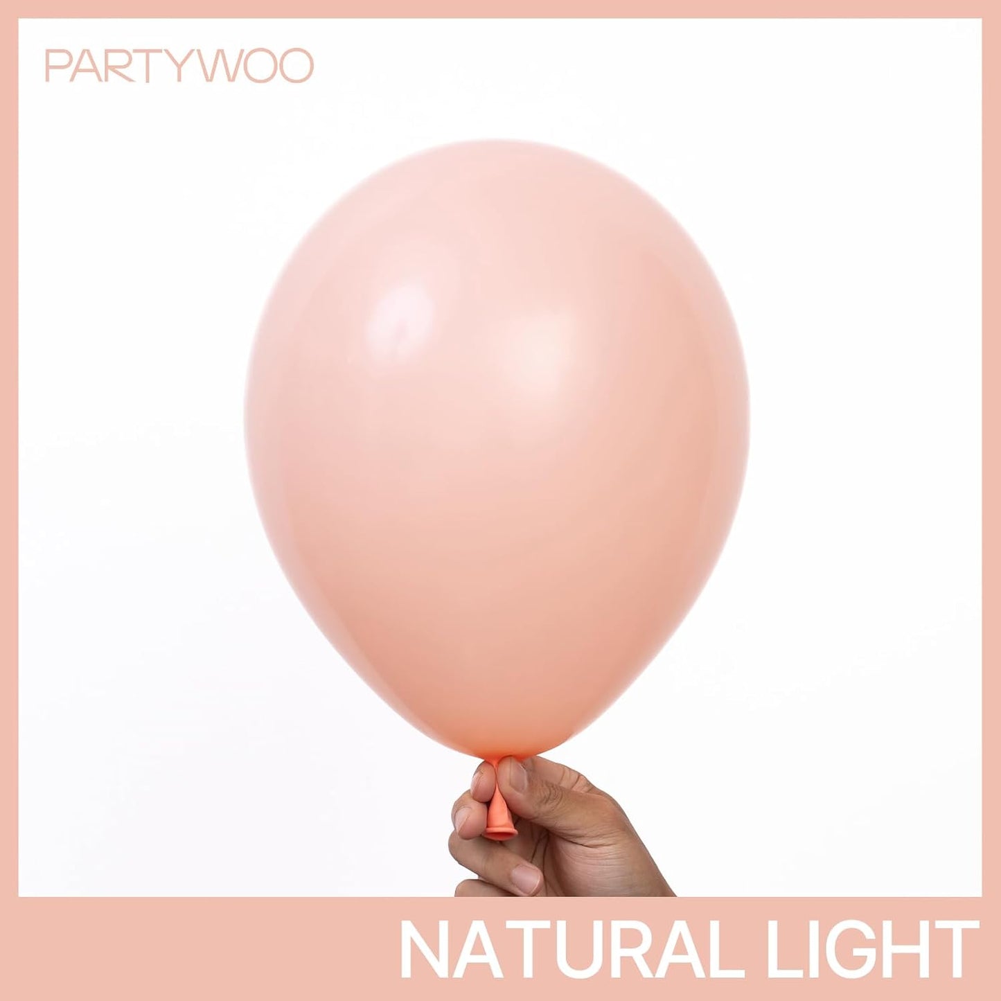 PartyWoo Baby Pink Balloon Arch Kit - 140pcs in 5-18 Inch Sizes | Perfect for Weddings & Baby Showers