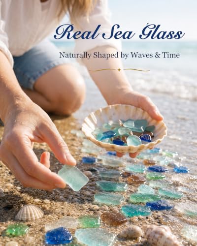 Sea Glass Advent Calendar for Women & Teen Girls - Blue Green Jewelry DIY Craft