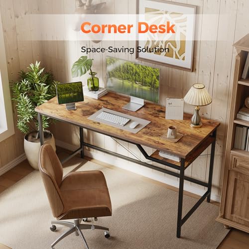 Mericonia Brown 48x24 Inch Computer Desk - 0.6