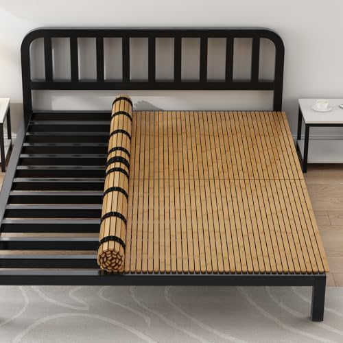 Queen Size Breathable Heavy Duty Roll-Up Bunkie Board - Support Mattress Foundation