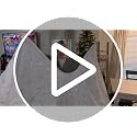 Mosro 72 Inch Large Faux Fur Christmas Tree Skirt with Silver Sequin Snowflake, White Holiday Decor