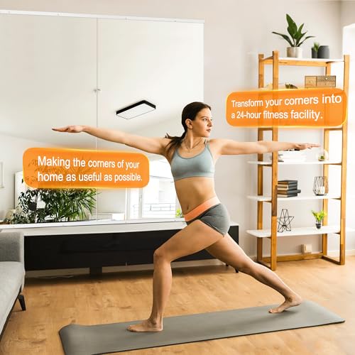 Delma Frameless Full Body Gym Mirrors 54 x 30 Inches, 2 Pack, Tempered Glass Wall-Mounted