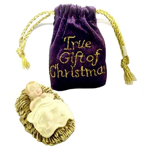 Roman Baby Jesus in Velvet Bag The True Gift of Christmas
