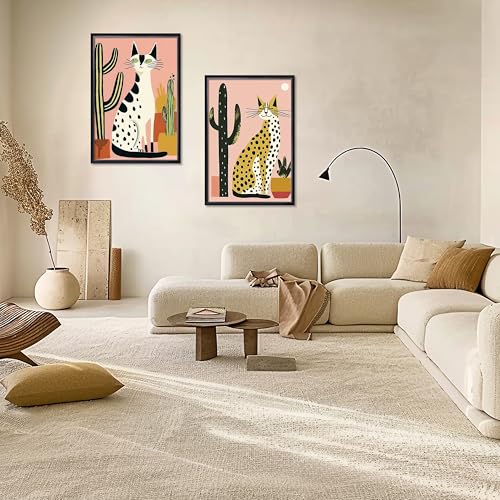 Black 24x36 Poster Frame Set of 4 Without Mat - Heart Art