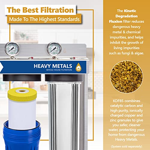 Heavy Metal Replacement Water Filter 4.5" x 20" - Individual Filter
