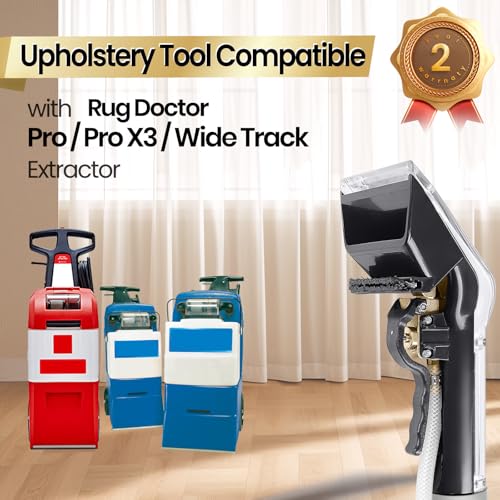 Universal Upholstery Cleaning Attachment with 12ft Hose for Carpet & Sofa Cleaning