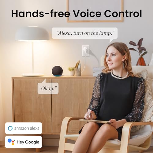 WiFi Smart Plug Mini 4-Pack, Alexa & Google Compatible, Timer & APP Control, 2.4GHz Only, ETL FCC Listed, White - Variation 4