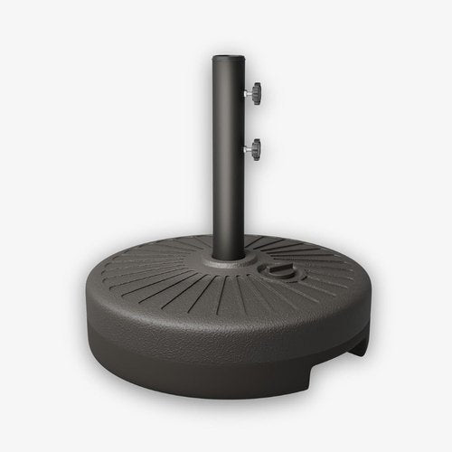 22L Heavy Duty Patio Umbrella Base by [Brand Name] - Weather Resistant Stand for 6-10FT Umbrellas | Black