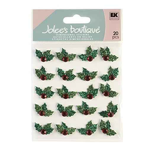 Jolee's Boutique Christmas Holly Dimensional Stickers