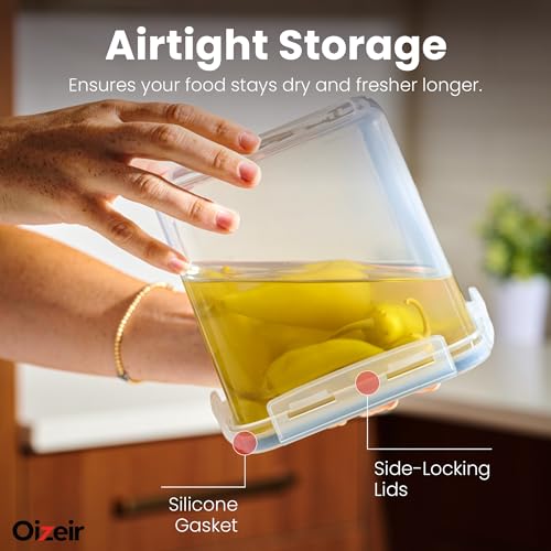 Oizeir 24-Pack Airtight Food Storage Containers with Lids - Pantry Organization