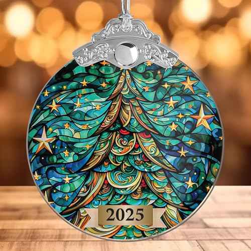 2025 Christmas Ornament, Christian Holiday Decor, Ornaments for Tree, Tree Ornaments, Acrylic Hanging Art, 2025 Christmas Ornament, Vintage Christmas Ornaments, Christmas Decorations