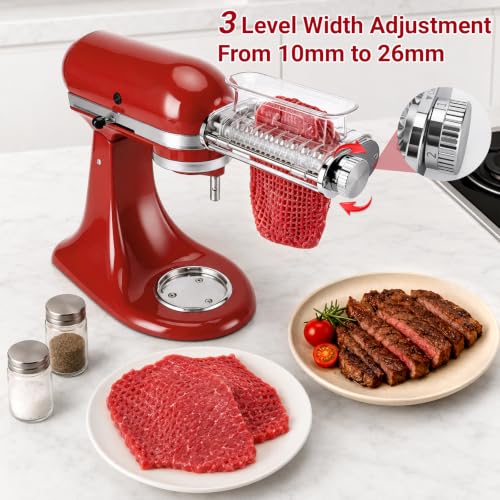 Stainless Steel Meat Tenderizer Attachment for KitchenAid Stand Mixers