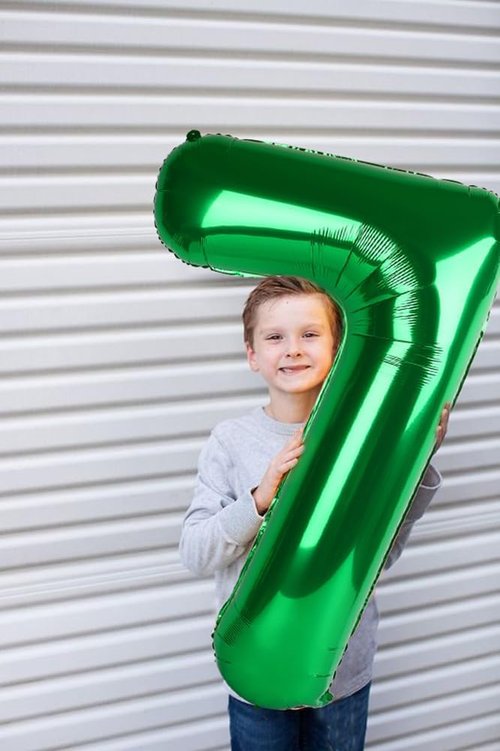 27 Number Balloon - 40 Inch Dark Green - Perfect for Birthday, Wedding, Graduation Celebrations
