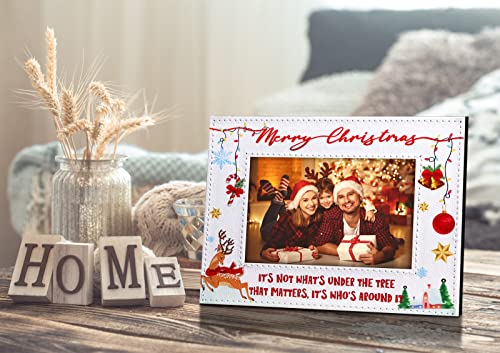 FaCraft Christmas Snowflake Photo Frame 4x6 - Family Holiday Decor 2026