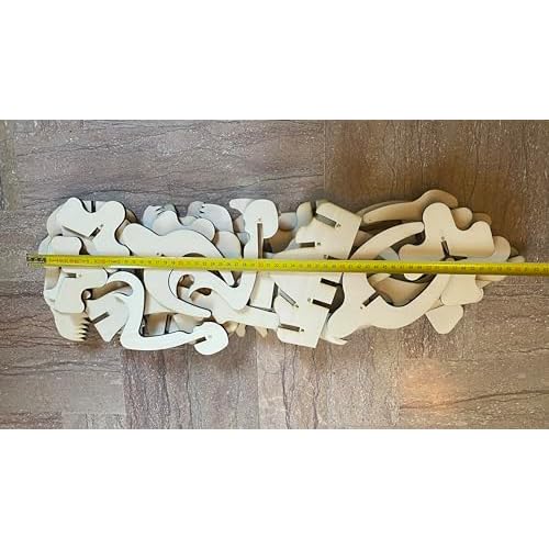 ARMLAZER Big Dinosaur 36 inch.3D Wood Puzzle Dinosaur Block DIY Home Decor Handmade Skeleton Dinosaur DIY¡¦Dinosaur Large 62cm (Large)