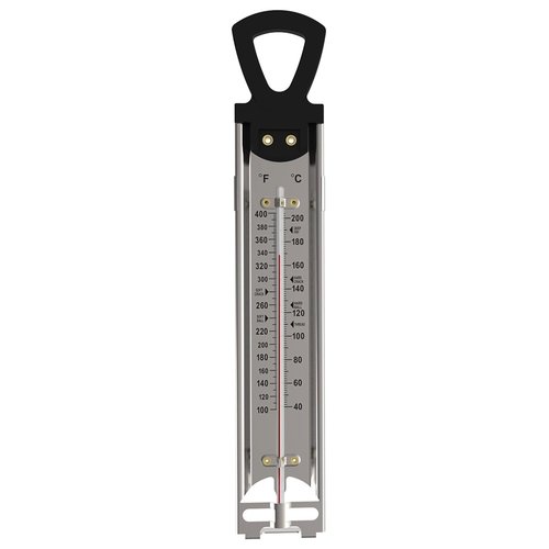 Candy Thermometer with Pot Clip, Deep Fry Oil Food Cooking Kitchen Stainless Steel Thermometer for Jam, Syrup, Jelly, and Deep Fry, Instant Read Candy Thermometer for Candy Making