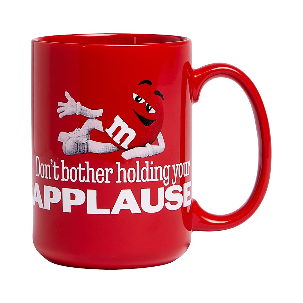 M&M’S Character Quote Mugs Gift Set of 6, Colorful Coffee or Tea Mugs, Fun Coffee Gift Set or Unique Birthday Gift