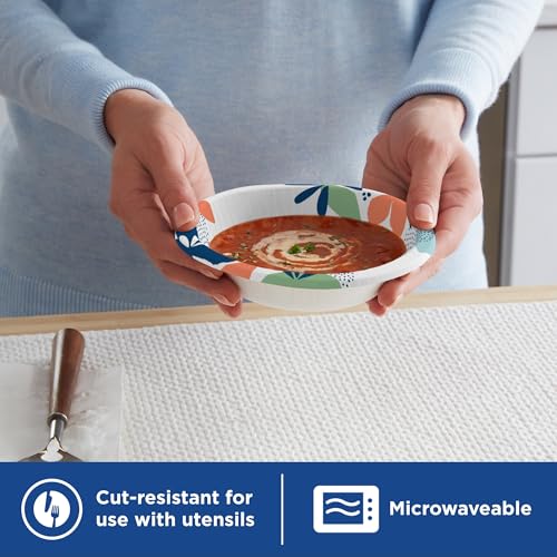 Dixie 10 oz Disposable Paper Bowls - 280 Count, Perfect for Snacks & Parties