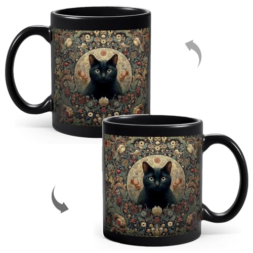 Funny Cat Coffee Mug - Personalized Ceramic Cat Lady Gift, 12oz