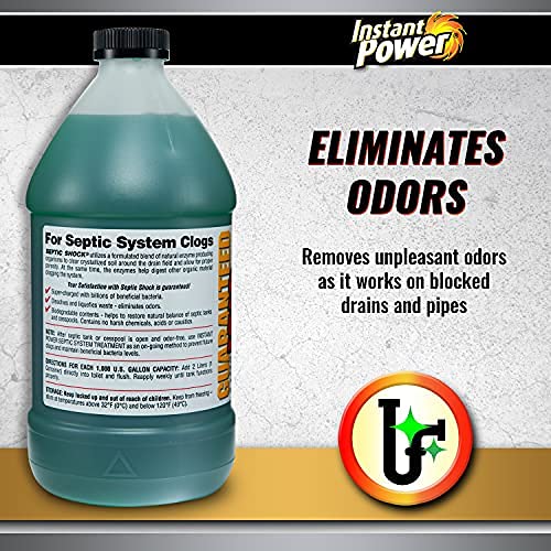 Instant Power Septic Shock Drain & Cesspool Cleaner 2L - 6 Pack